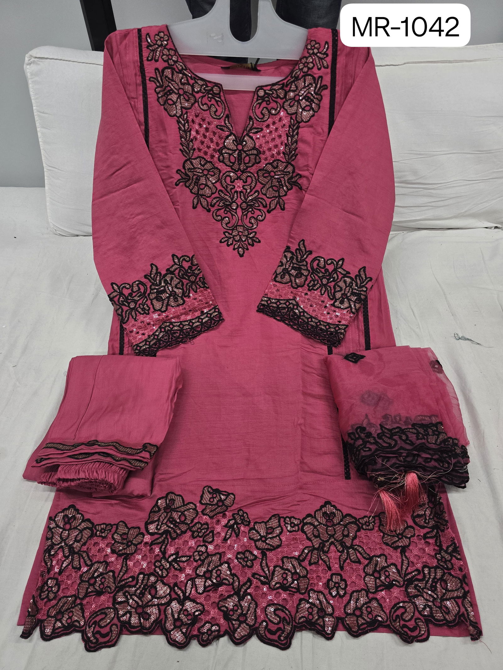 MR 1042 A To D By Mushk Raga Roman Silk Readymade Suits Wholesalers In Delhi